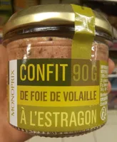 Confit de foie de volaille à l'estragon