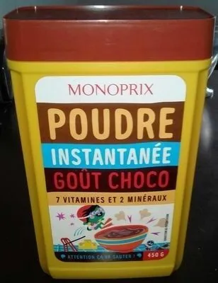 Poudre instantanée goût choco