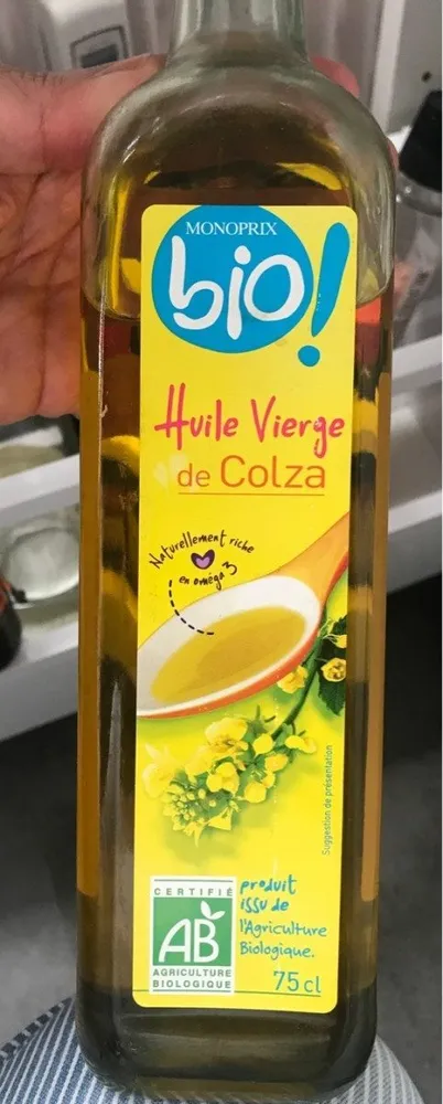 Huile vierge de colza