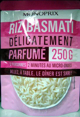 Riz Basmati délicatement parfumé Monoprix