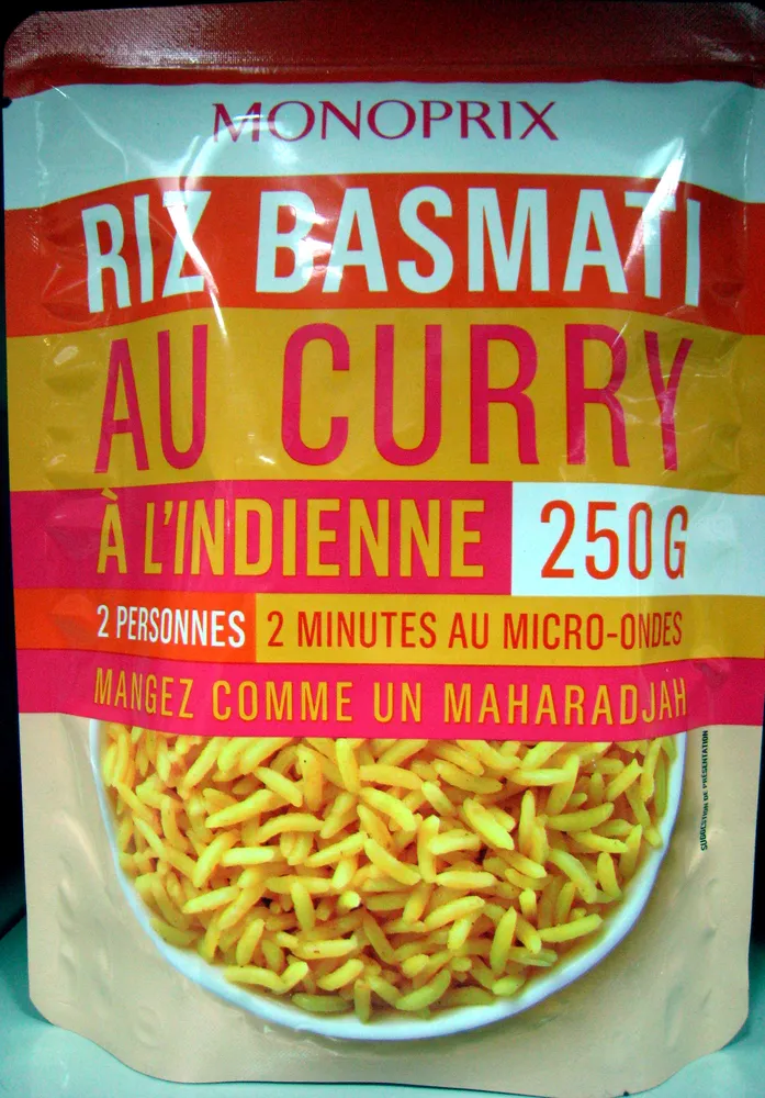Riz Basmati au Curry à l'Indienne