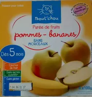 Purée de fruits pommes-bananes