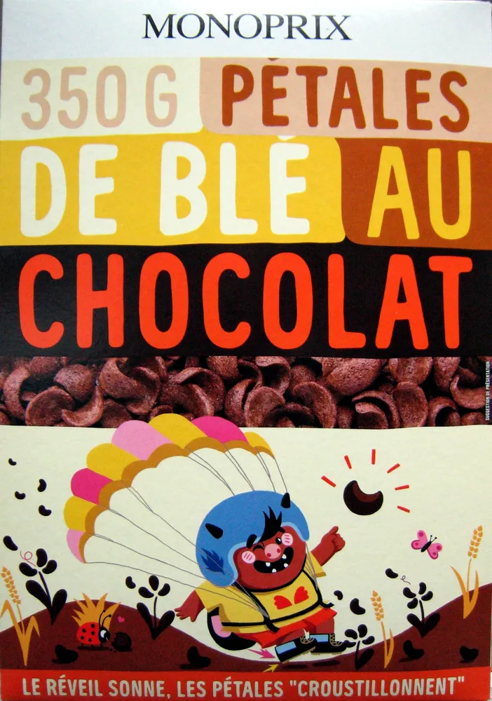 Pétales de blé au chocolat