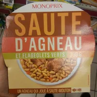 Sauté d'agneau et flageolets verts