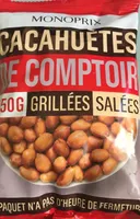Cacahuètes de comptoir grillées salées