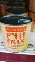 Maïs doux en grains, sous vide