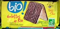 Galettes de riz nappées de chocolat noir Bio Monoprix