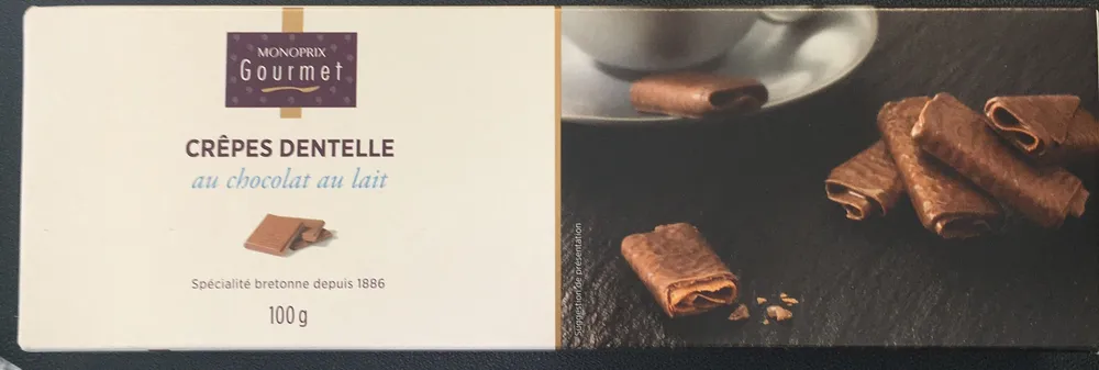 Gourmet Crêpes dentelle au chocolat au lait