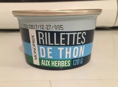 Rillettes de thon aux herbes
