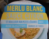 Merlu Blanc Sauce Citron et Boulgour aux Petits Légumes