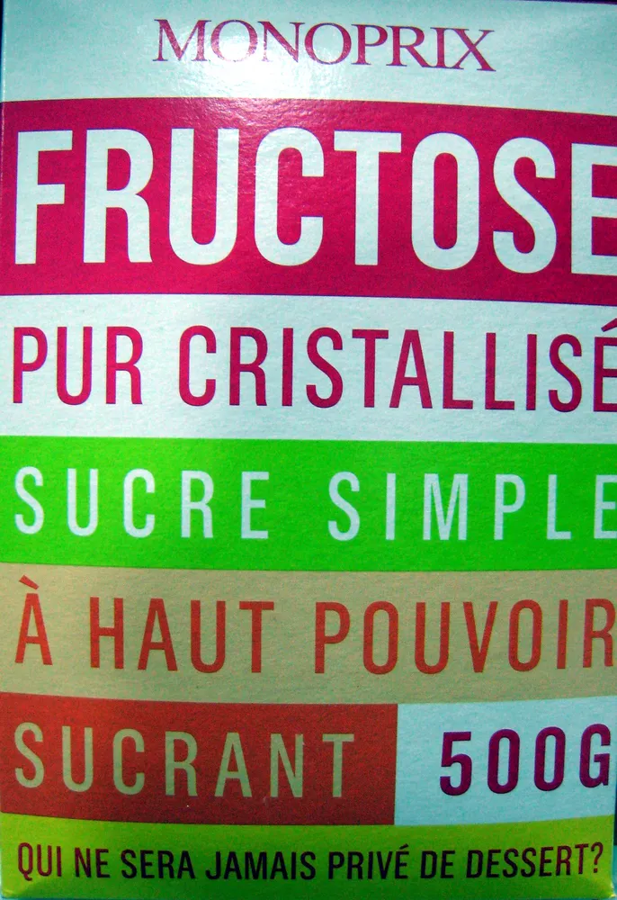 Fructose pur cristallisé Monoprix