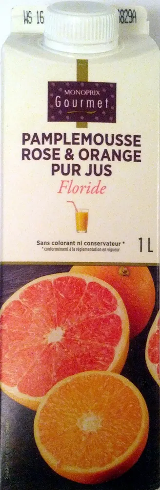 Pamplemousse Rose & Orange Pur Jus Floride