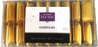 Boîte de chocolat giandujas aux noisettes