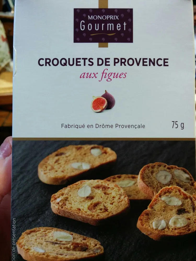 Croquets de Provence aux figues