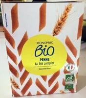 Penne au blé complet