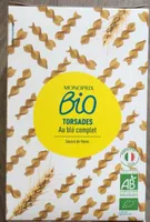 Torsades au blé intégral Bio
