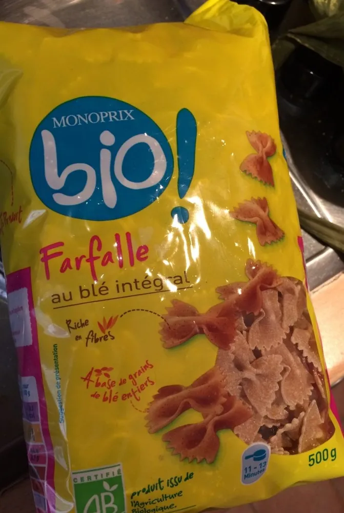 Farfalle au Blé Integral