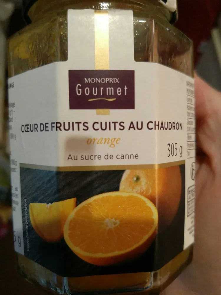 Cœur de Fruits Cuits au Chaudron - Orange