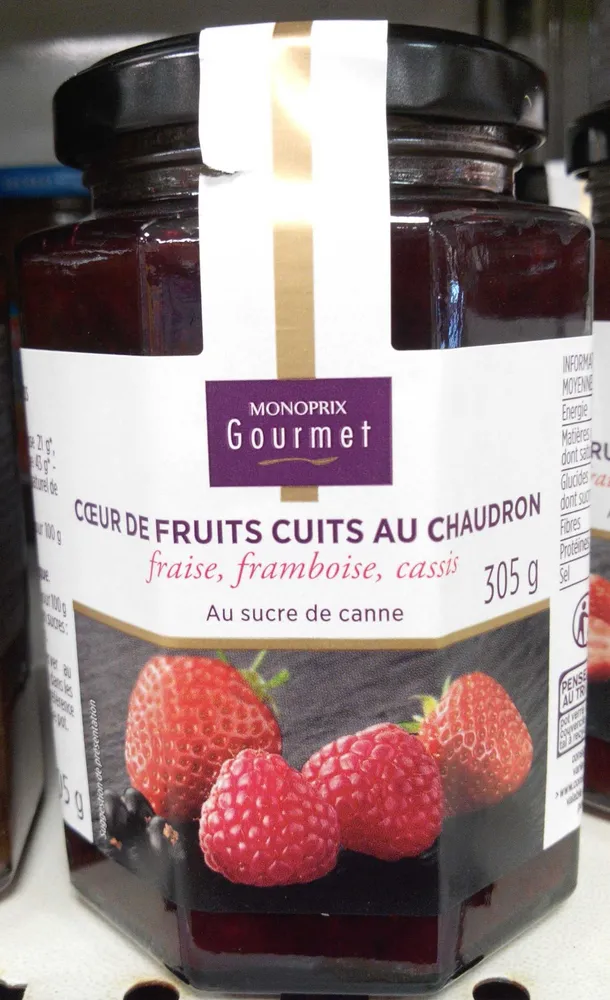 Cœur de fruitd cuits au chaudron