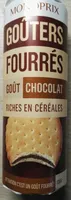 Goûters fourrés goût chocolat