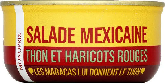 Salade mexicaine au thon et haricots rouges