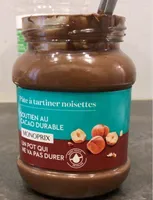 Pâte à tartiner sans huile de palme