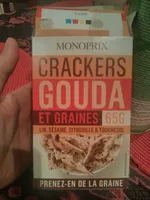 Crackers Gouda et graines (Lin, sésame, citrouille & tournesol)