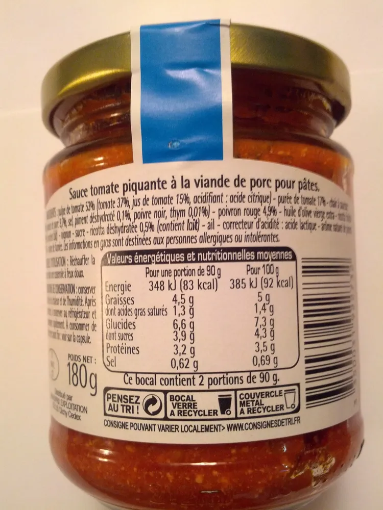 Bolognese piccante con Ricotta