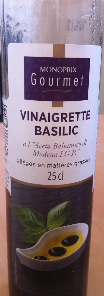 Vinaigrette basilic