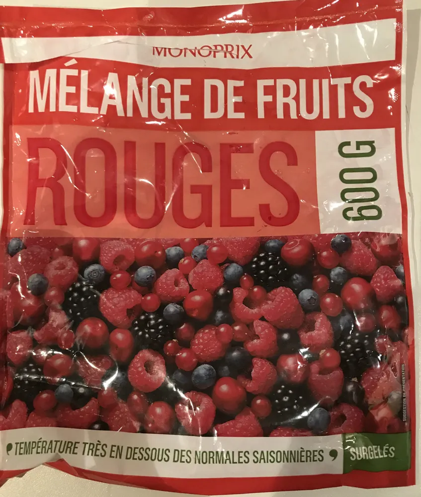 Mélange de fruits rouges