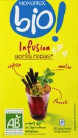 Infusion Après Repas réglisse, menthe et fenouil bio