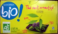 Thé vert aromatisé mûre Bio Monoprix