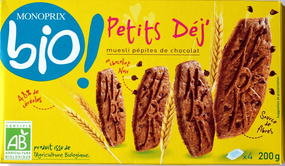 Petits Déj' muesli pépites de chocolat