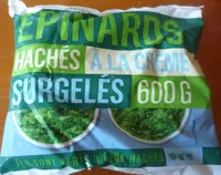 Épinards hachés à la crème