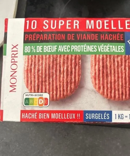 Préparation de viande hachée, Super Moelleux