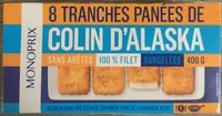 Tranches panées de colin d’Alaska