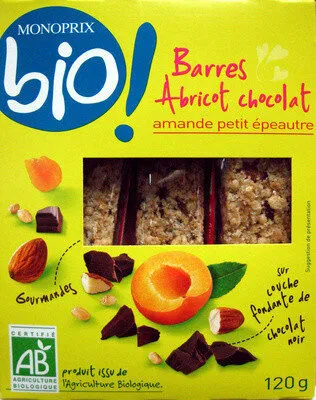 Barres Abricot Chocolat