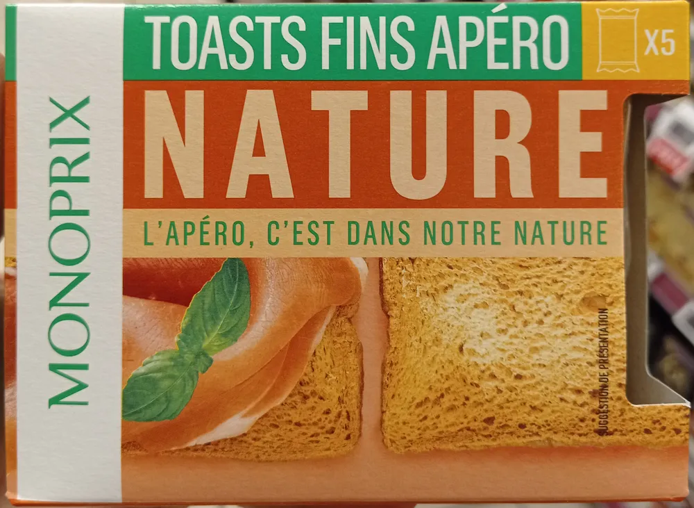 Toasts fin nature