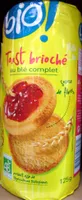 Toast brioché au blé complet Bio Monoprix