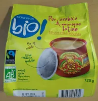 Dosettes de café pur arabica, Amérique Latine, certifié AB