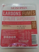 Lardons fumés, qualité supérieure