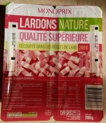 Lardons nature qualité supérieure