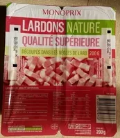 Lardons nature qualité supérieure