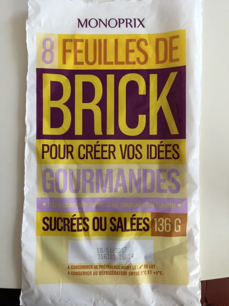 Feuilles de brick