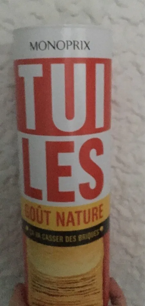 Tuiles goût salé