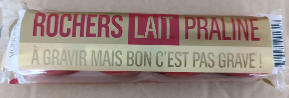 Rocher Chocolat Monoprix