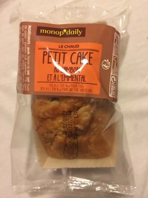 Petit cake Au Jambon Et A L'emmental