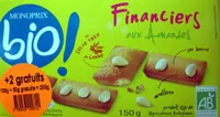 Financiers aux Amandes Bio Monoprix