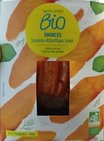 Emincés de saumon Atlantique fumé Bio (6 à 9 tranches) - 100 g