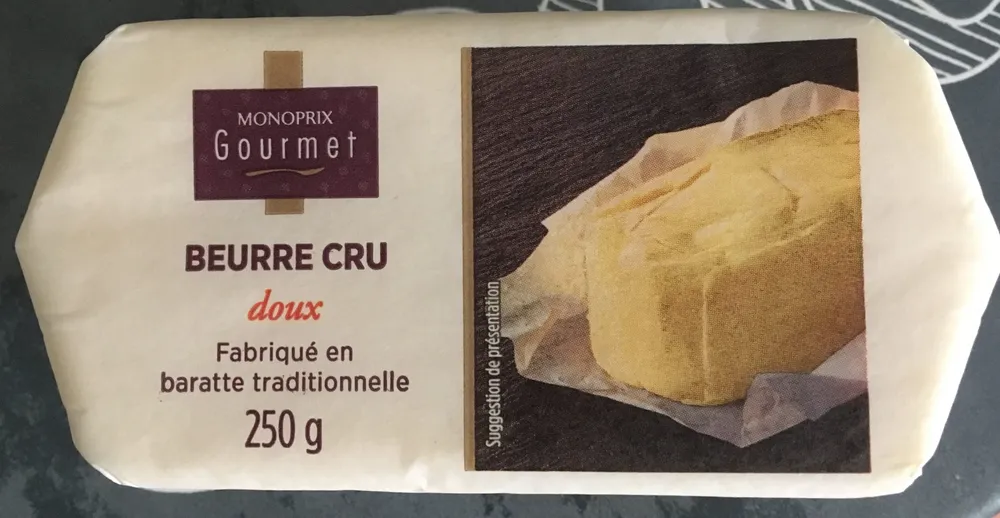 Beurre cru doux